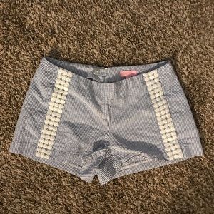 Seersucker Lilly Pulitzer shorts